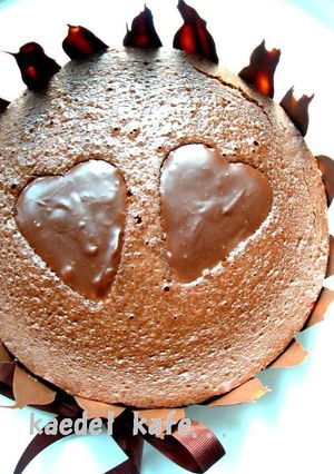 *ハート no チョコチーズケーキ*-レシピのメイン写真