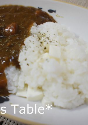 ☆｡カレーのお供に…チーズごはん｡☆-レシピのメイン写真
