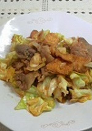 豚肉とキャベツの味噌炒め（中華風）-レシピのメイン写真