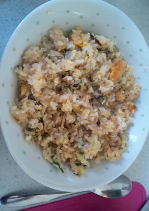 醤油漬けツナと水菜の炒飯-レシピのメイン写真