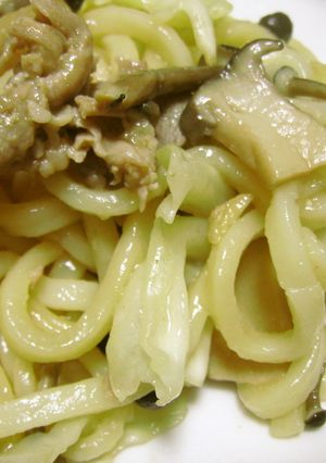 豚のしょうが焼きうどん-レシピのメイン写真