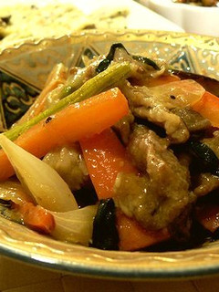 豚薄切り肉で野菜炒め・しょうが風味で-レシピのメイン写真