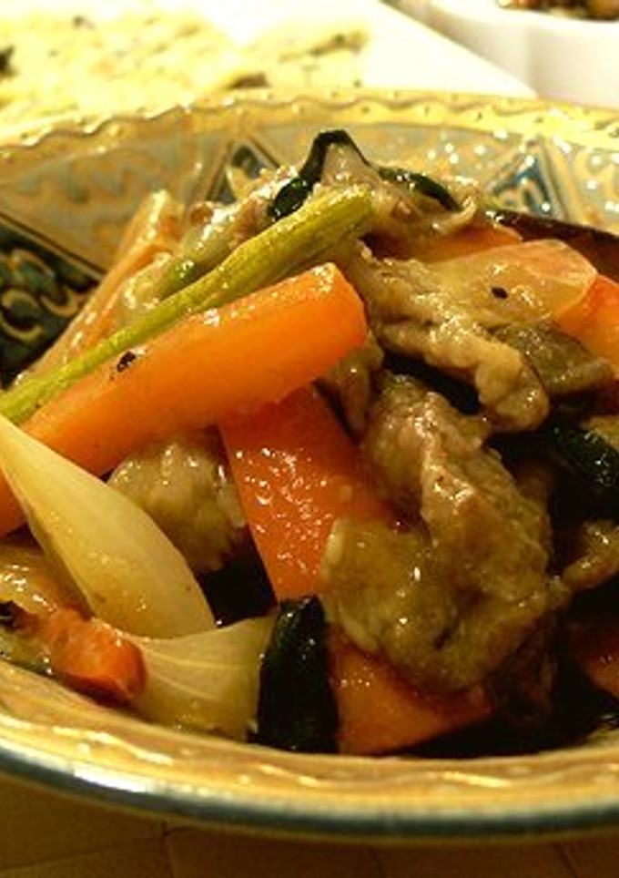 豚薄切り肉で野菜炒め・しょうが風味で-レシピのメイン写真