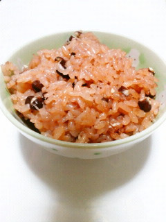 炊飯器で簡単お赤飯♪-レシピのメイン写真