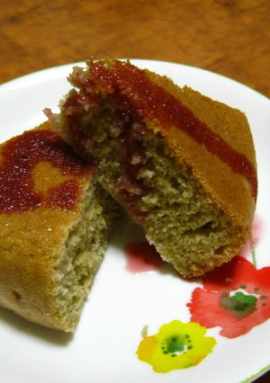 炊飯器ホットケーキ☆ラズベリー味♪-レシピのメイン写真