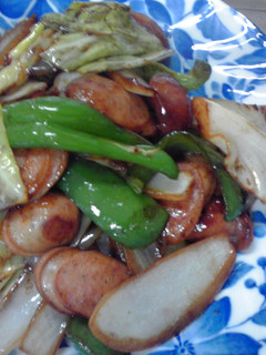 野菜とウィンナーのオイスターソース炒め-レシピのメイン写真