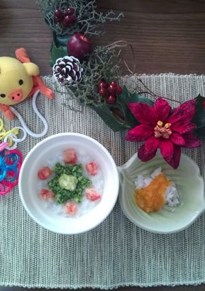 離乳食(7ヶ月頃)☆クリスマス☆-レシピのメイン写真