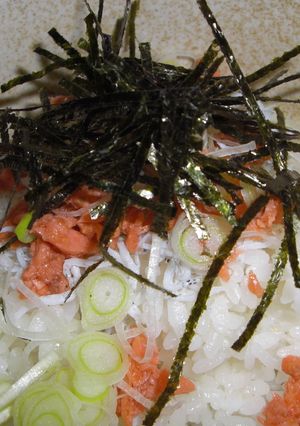 しらすチーズ丼-レシピのメイン写真