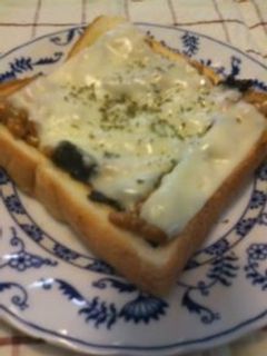 納豆海苔チーズトースト☆-レシピのメイン写真