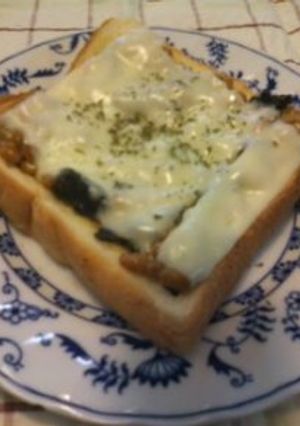 納豆海苔チーズトースト☆-レシピのメイン写真
