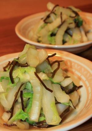 白菜と塩昆布で簡単サラダ-レシピのメイン写真