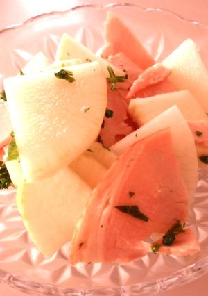 大根とハムの甘酢和え-レシピのメイン写真