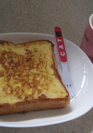 ラカントでフレンチトースト!!-レシピのメイン写真