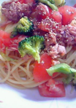 青じそツナパスタ！-レシピのメイン写真