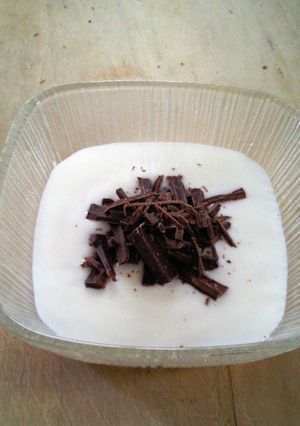 パリパリ！ チョコレートヨーグルト-レシピのメイン写真