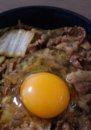 すき焼き丼-レシピのメイン写真