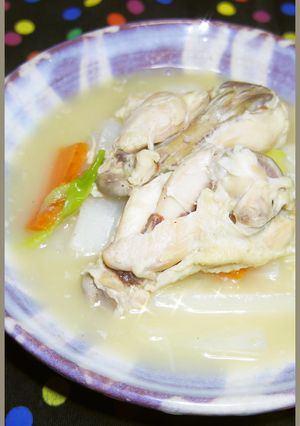 寒い冬に！韓国料理鶏タッコムタンクッパ-レシピのメイン写真
