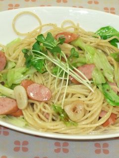 キャベツとソーセージのアンチョビパスタ☆-レシピのメイン写真