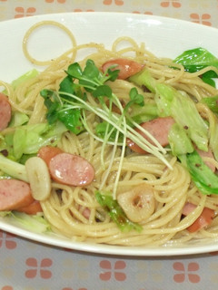 キャベツとソーセージのアンチョビパスタ☆-レシピのメイン写真