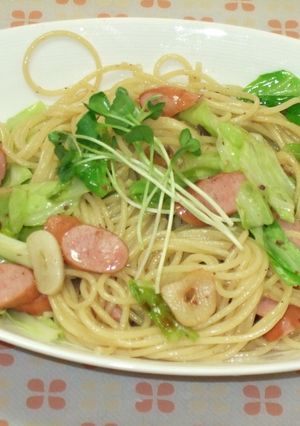 キャベツとソーセージのアンチョビパスタ☆-レシピのメイン写真