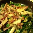 縮みほうれん草のホットサラダ