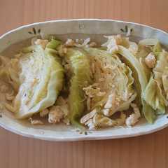 รูปของ キャベツのホタテ缶煮
