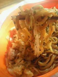 シリコンスチーマーで焼きそば-レシピのメイン写真