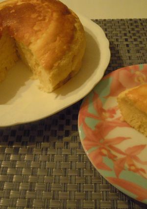 炊飯器でふわっふわチーズスフレケーキ-レシピのメイン写真