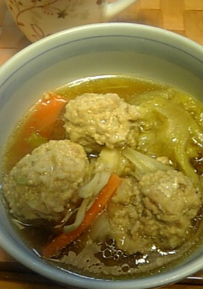 白菜と肉団子の中華風煮物-レシピのメイン写真