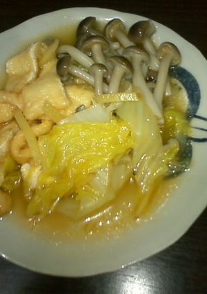 油揚げ白菜のナンプラー煮-レシピのメイン写真