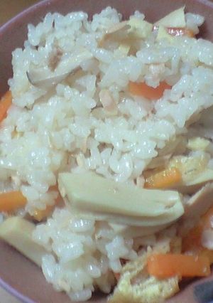 ツナと高野豆腐の炊き込みご飯-レシピのメイン写真
