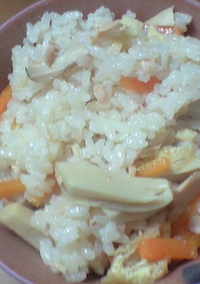 ツナと高野豆腐の炊き込みご飯-レシピのメイン写真