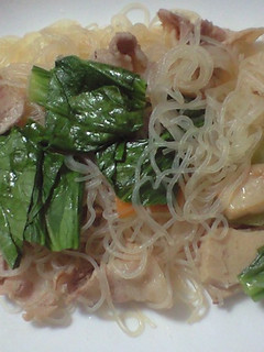 肉野菜炒めのビーフン-レシピのメイン写真