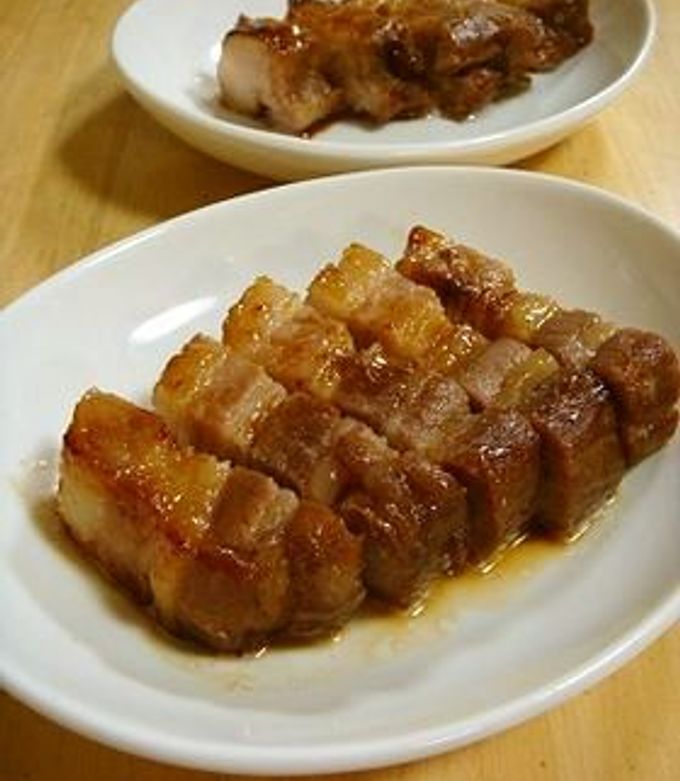 豚ばらブロックのオーブン照り焼き-レシピのメイン写真