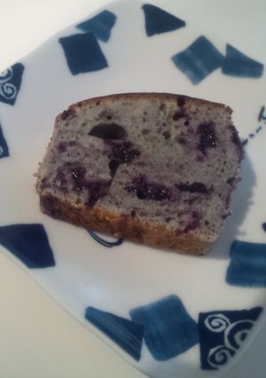 ﾌﾞﾙｰﾍﾞﾘｰいっぱい☆パウンドケーキ-レシピのメイン写真