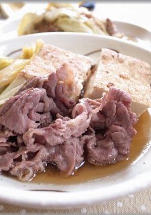 ルクエ de 肉豆腐-レシピのメイン写真