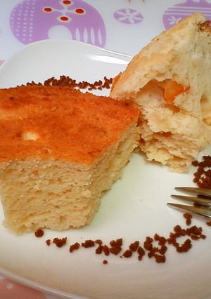 しっとりチーズシフォンケーキ-レシピのメイン写真