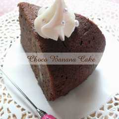 รูปของ ✿恋するチョコバナナケーキ✿炊飯器編。