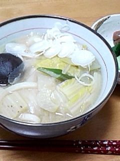 【余り物で】味噌汁風うどん-レシピのメイン写真