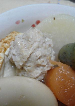 簡単 肉だんご 鍋料理にぴったり!!-レシピのメイン写真