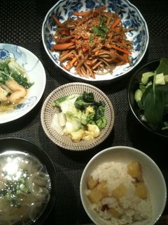 簡単!水菜と油揚げの煮物-レシピのメイン写真