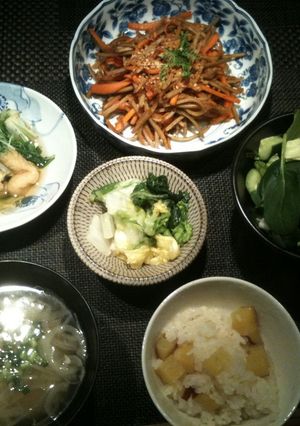 簡単!水菜と油揚げの煮物-レシピのメイン写真