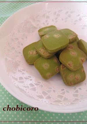 ノンエッグ☆抹茶ホワイトチョコクッキー-レシピのメイン写真