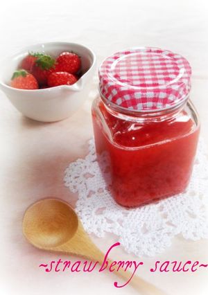 レンジで簡単❤苺ソース❤-レシピのメイン写真