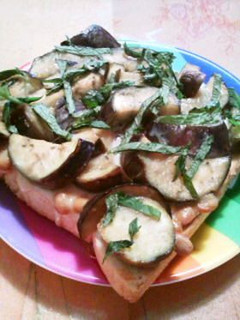 味噌なす納豆の和風トースト✿-レシピのメイン写真