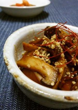 エリンギの　青じそ＋甜麺醤風味煮-レシピのメイン写真