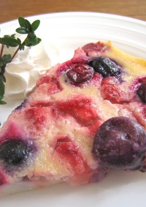 ミックスベリーのカッテージチーズケーキ-レシピのメイン写真