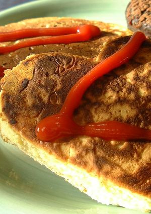 ほの甘！コーンチーズのホットケーキ★゛-レシピのメイン写真