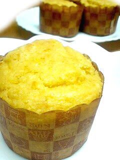 お豆腐☆柚子の簡単カップケーキ-レシピのメイン写真