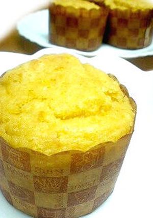 お豆腐☆柚子の簡単カップケーキ-レシピのメイン写真